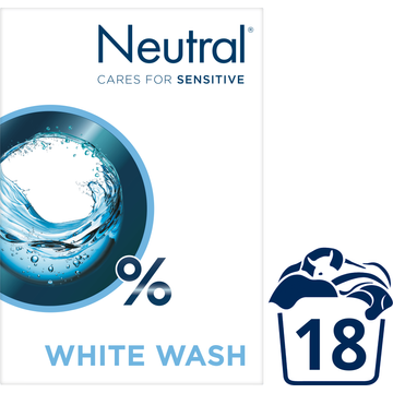 Neutral Waspoeder Parfumvrij Wit 18 wasbeurten