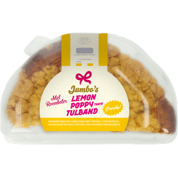 Jumbo's Tulband Lemon Poppyseed Half