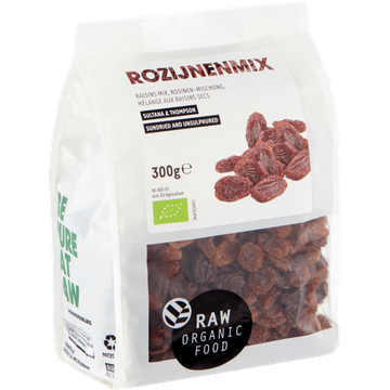 Raw Organic Food Rozijnenmix 300 g