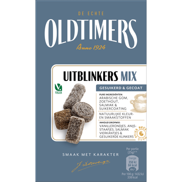 Oldtimers Uitblinkers Mix Gesuikerd & Gecoat 235 g