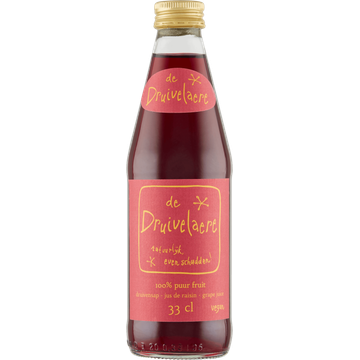 De Druivelaere Druivensap 33 cl