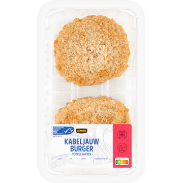 Jumbo Kabeljauwburger Voorgebakken ca. 180 g