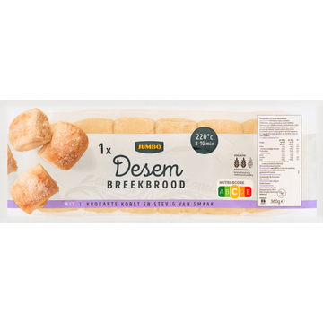 Jumbo - Desem Breekbrood Wit - 1 Stuk
