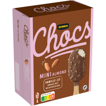 Jumbo Chocs Mini Almond Melkchocolade 12 Stuks