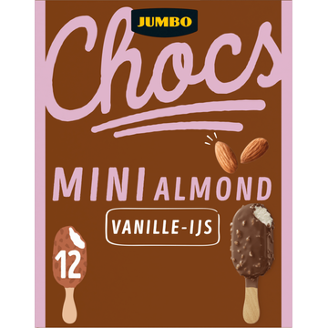 Jumbo Chocs Mini Almond Melkchocolade 12 Stuks