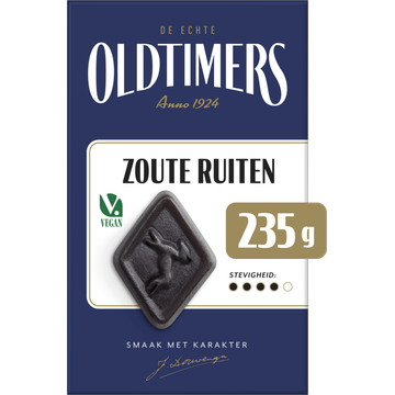 Oldtimers Zoute Ruiten Mildzout 235 g
