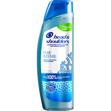 Head & Shoulders Pure Intense Hoofdhuid Detox shampoo, 250ml