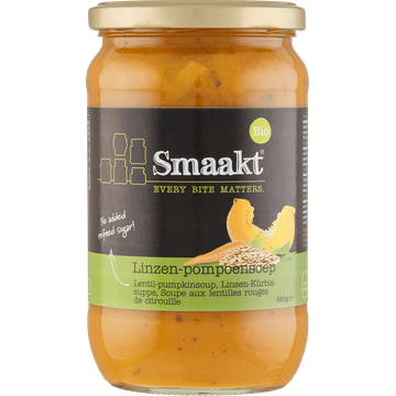 Smaakt Linzen-Pompoen Soep 680g Pot