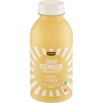 Jumbo Shot Gember, Appel & Citroen 400ML