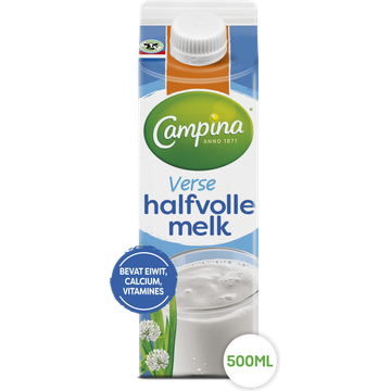 Campina Halfvolle Melk 500 ml