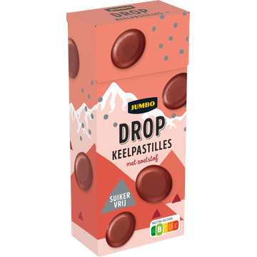 Jumbo Drop Keelpastilles Suikervrij 100 g