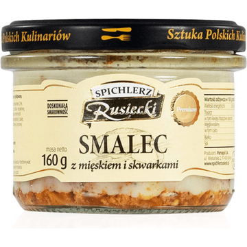 Rusiecki Smalec z Mieskiem i Skwarkami 160g