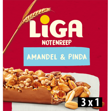 LiGA Notenreep Amandel & Pinda 3 x 35 g