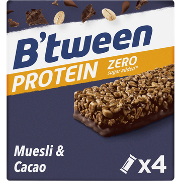 B'tween Proteïnereep Zero Muesli & Cacao 100g