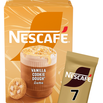 Nescafé Vanilla Cookie Dough Latte Special Edition 7 stuks