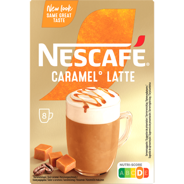 Nescafé Karamelsmaak Latte 8 x 17 g