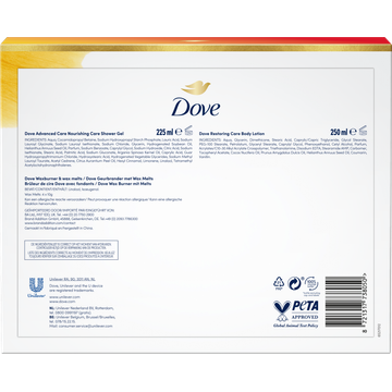 Dove Giftset Advanced Nourishing Care Wax Burner 1 Stuk
