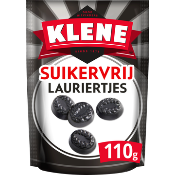Klene Drop Lauriertjes Suikervrij 110g