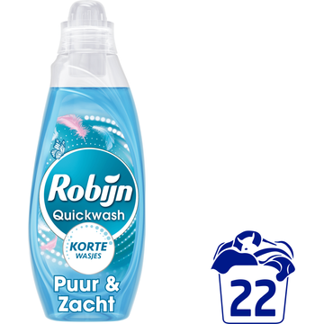 Robijn Quickwash Puur En Zacht 22 Wasbeurten