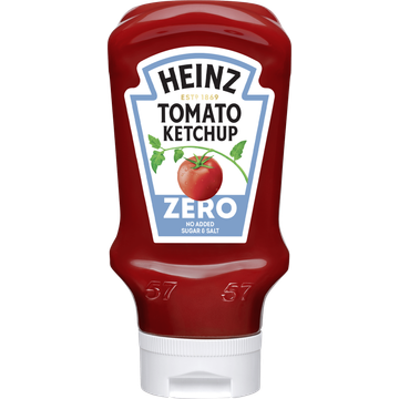 Heinz Tomaten Ketchup Zero (zonder toegevoegde suikers & zout) 570 ml