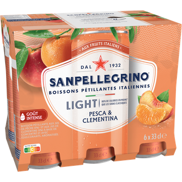 Sanpellegrino Pesca & Clementina Light 6x33cl