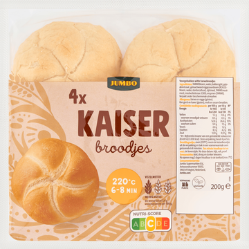 Jumbo - Kaiserbroodjes - 4 Stuks 