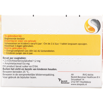 Strepsils Citroen&Honing zuigtabl 36st