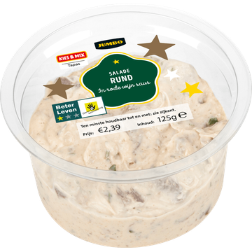 Jumbo Salade Rund in Rode Wijnsaus 125 g