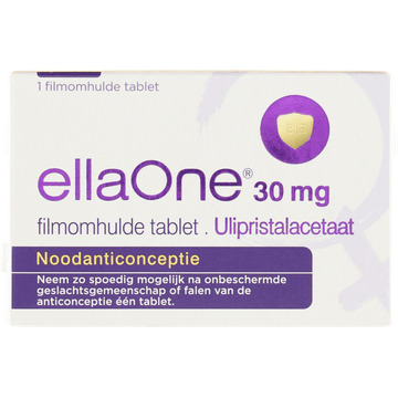 EllaOne noodanticonceptie tablet, 30mg