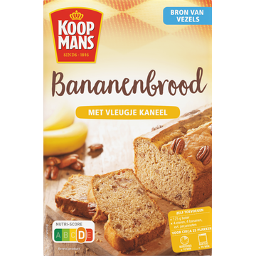 Koopmans Bananenbrood met Vleugje Kaneel 320 g