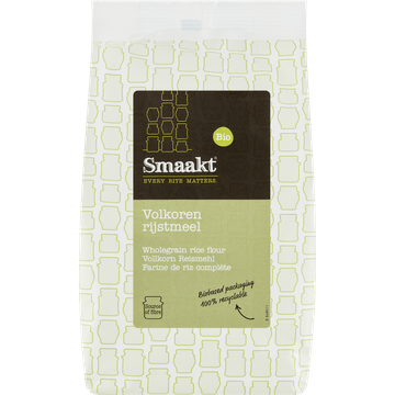 Smaakt Bio Volkoren Rijstmeel 400 g