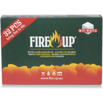 Fire-Up Aanmaakblokjes Wit 32 Stuks