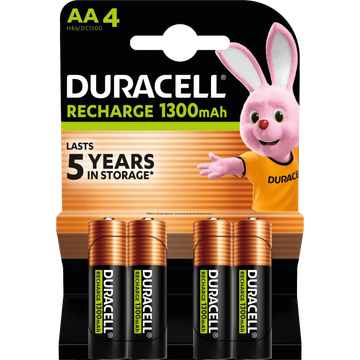 Duracell Rechargeable Batterijen Plus AA 1300mAh