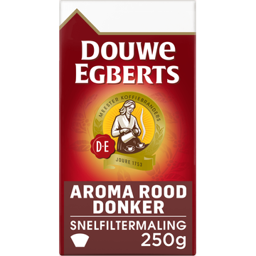 Douwe Egberts Aroma Rood Donker Filterkoffie 250 g