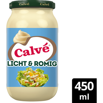 Calvé Pot Licht & Romig Mayonaise 450 ml