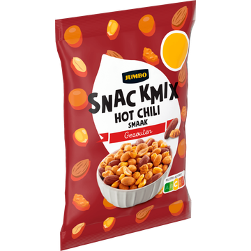 Jumbo Snackmix Hot Chili Smaak Gezouten 125 g