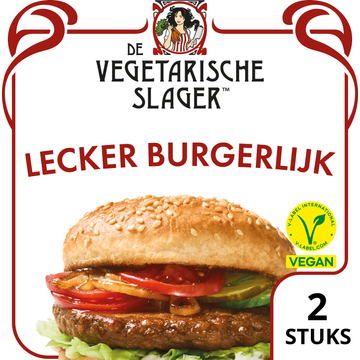 De Vegetarische Slager Lecker Burgerlijk Vegan 160 g