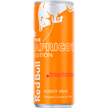 Red Bull Energy Drink Abrikoos-Aardbeismaak The Apricot Edition 250 ml