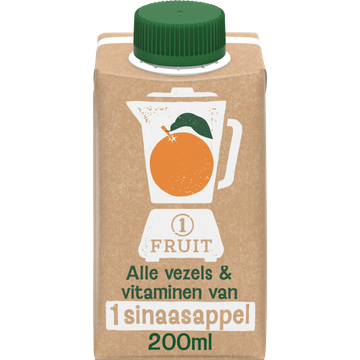 1 Fruit alle Vezels & Vitaminen van 1 Sinaasappel 200 ml