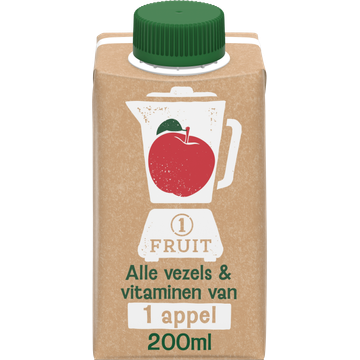 1 Fruit Alle Vezels & Vitaminen van 1 Appel 200 ml