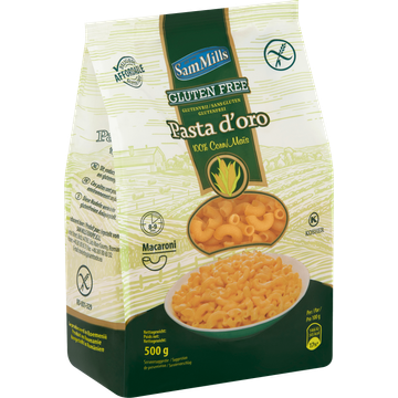 SamMills Glutenvrij Pasta d'Oro Macaroni 500g