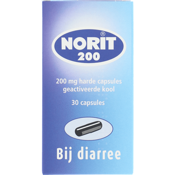Norit caps 200mg 30 Stuks