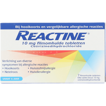 Reactine FOH tabletten 10mg 7st
