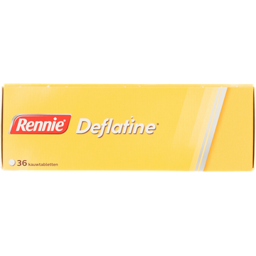 Rennie Deflatine Kauwtabl 36 Stuks