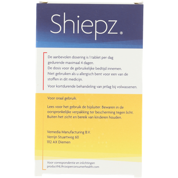 Shiepz Melatonine 5mg/30st UAD