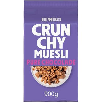 Jumbo Crunchy Muesli Pure Chocolade 900 g