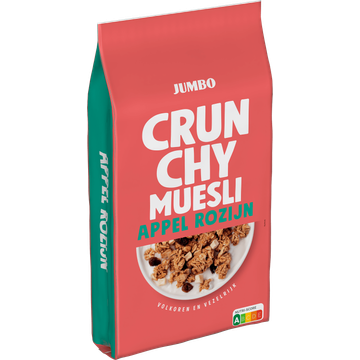 Jumbo Crunchy Muesli Appel Rozijn 900 g