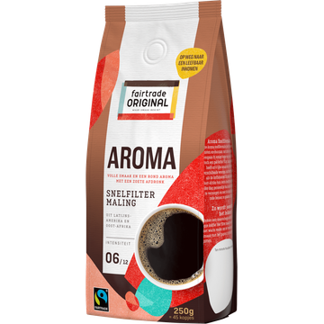Fairtrade Original Aroma Snelfilter Maling 250 g