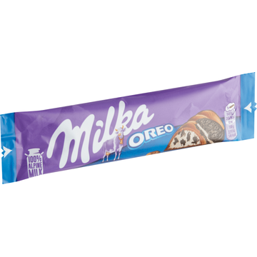 Milka & Oreo chocolade reepje 37 g