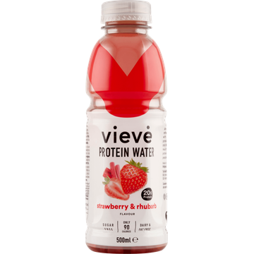Vievė Protein Water Strawberry & Rhubarb Flavour 500 ml